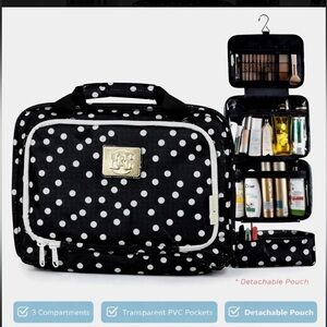 NWT Bang & Carson Hanging Toiletry Bag and Bag and Carry Jewelry Case